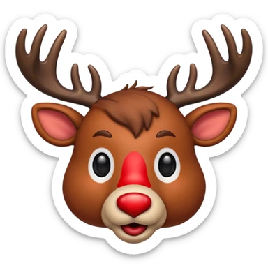 Rudolph sticker