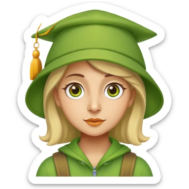 Lily duolingo sticker