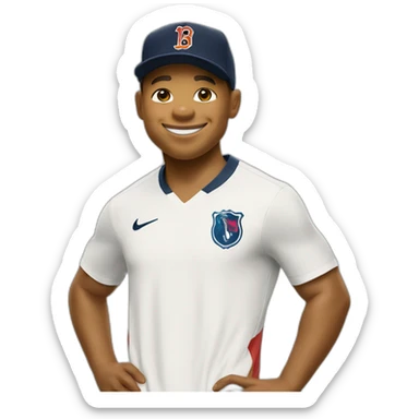 Mbappé mixed with Winnie the Pooh  sticker