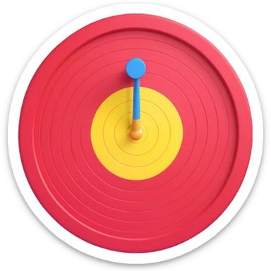 bullseye target sticker