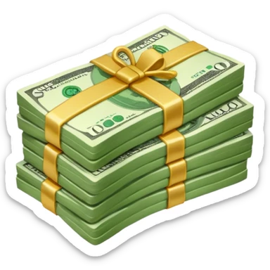 making tons of money sticker