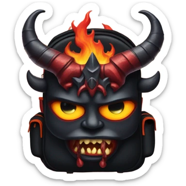 satan's backpack sticker