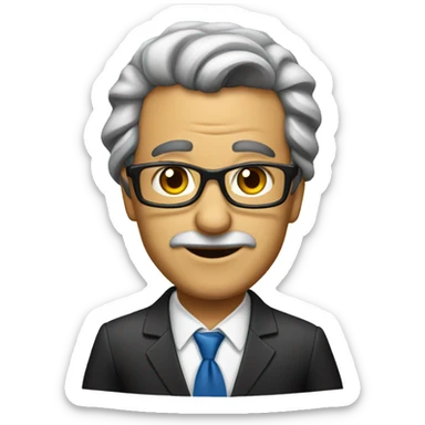 empresario enojado sticker