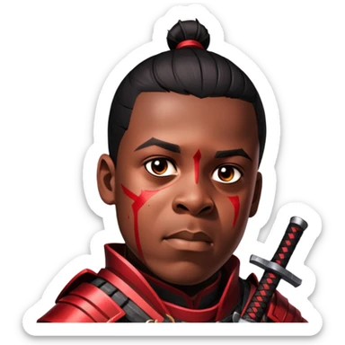 Battle-Ready Samurai sticker