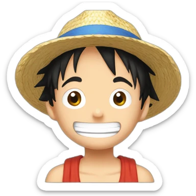 Luffy enfant sticker
