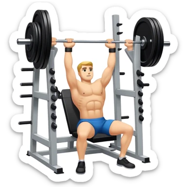 close-grip flat-benchpress sticker