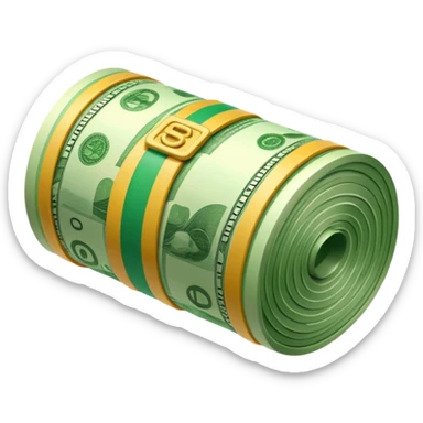 Money that is like a tube sticker