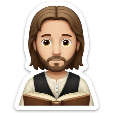Jesus frowning at a Book of Mormon sticker