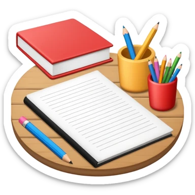 library school books,pencil,rubber sticker