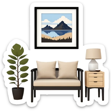 icelandic decor  sticker