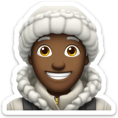 Happy and winter  sticker