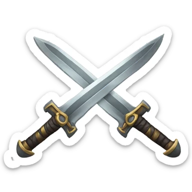 Dual Swords sticker