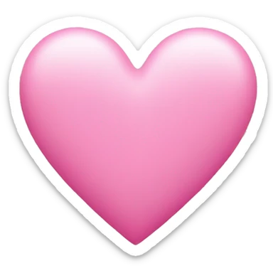 pink heart sticker