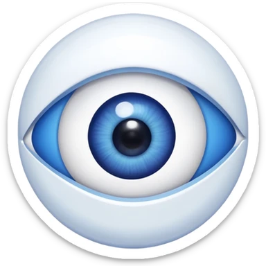 Pill with an eyeball inside  sticker