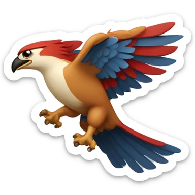 thunderbird: Large, bird-like creatures capable of generating storms as they fly, native to North America. sticker