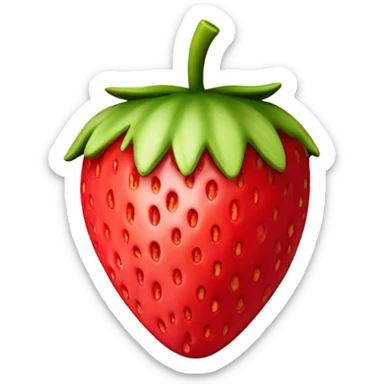 Strawberry macha sticker