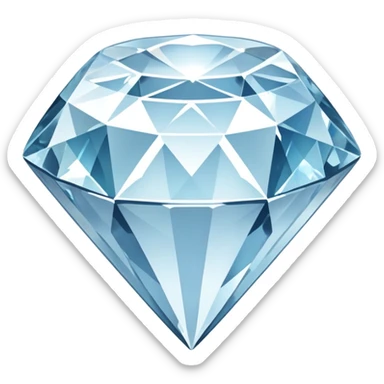 super realistic diamond sticker