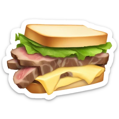 Steak sandwich  sticker