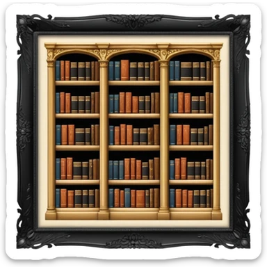 catholic library  sticker