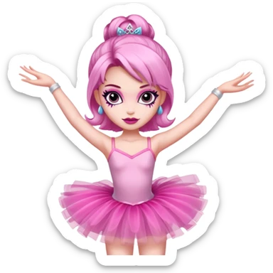 Ballerina monster high sticker