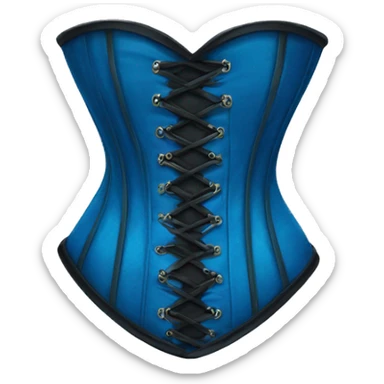 Blue Corset sticker