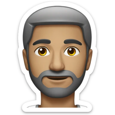 Iranian man ali black eye sticker