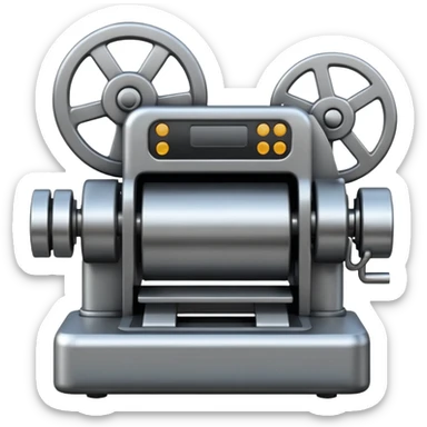 machine at the factory sticker