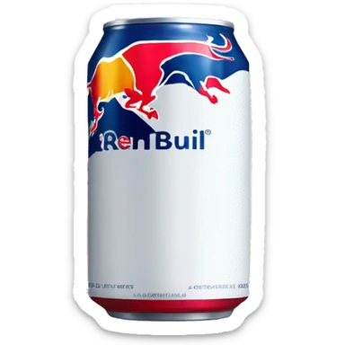 Redbull white sticker