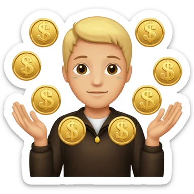 🤑 doing six seven sticker