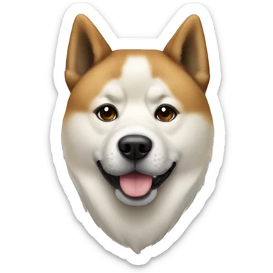 Akita dog sticker