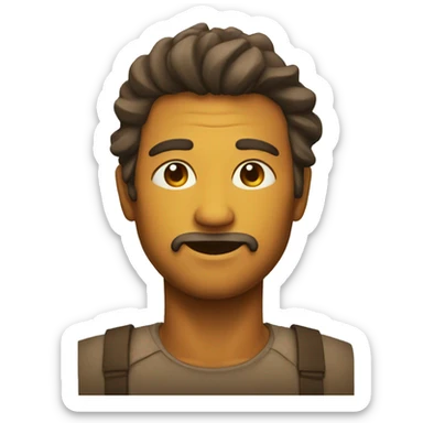 A man under the sun sticker