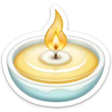 Vela aromática sticker