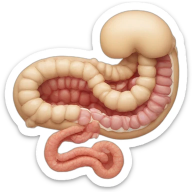 digestive system sticker