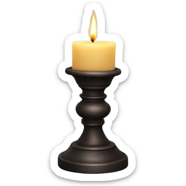 candle holder for 3 candles sticker