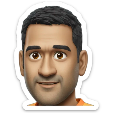 Ms Dhoni  sticker