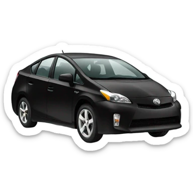 black prius going fast sticker
