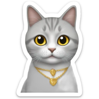chat qui fait un doigt d'honneur sticker
