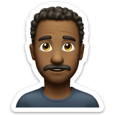 side eye with stank face sticker