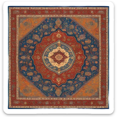Persian rug sticker