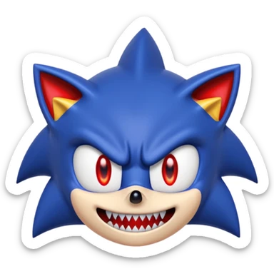 Faz o Sonic exe sticker