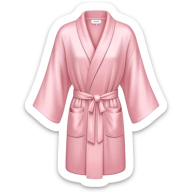 light pink robe  sticker