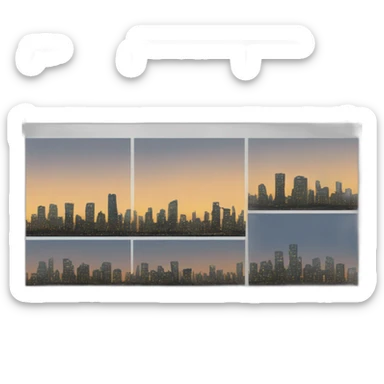 Skyline de bryan sticker
