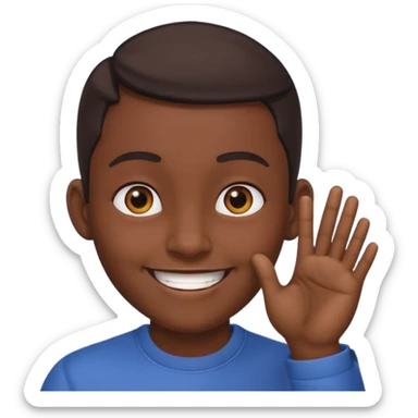 👧🏾👂🏾🤏🏾 pinching ear sticker