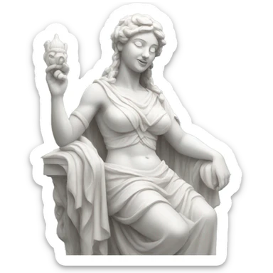 Goddess Marble Statue sticker