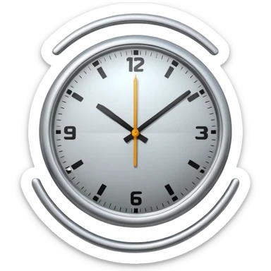 can you just make me a clock normal sticker