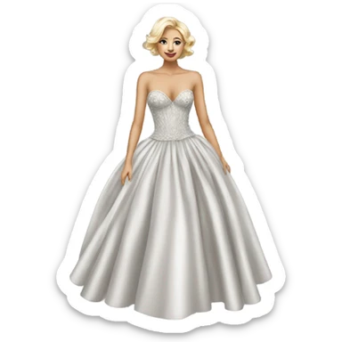 Hyper Realistic detailed luxury dress sticker