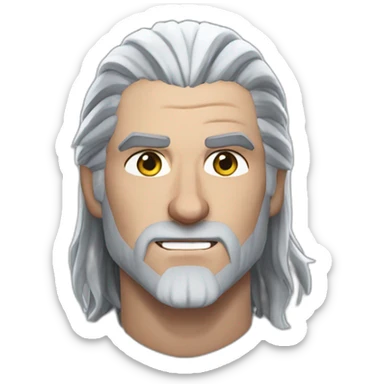 The Witcher Geralt of rivia sticker