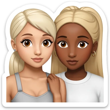 ariana grande and cynthia erivo  sticker