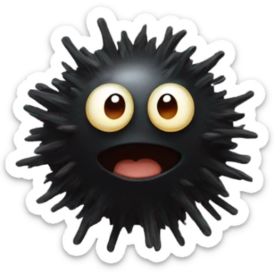 Soot sprite sticker