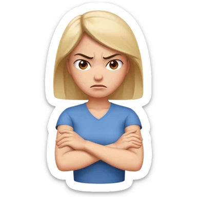 Woman “cock blocking”  sticker